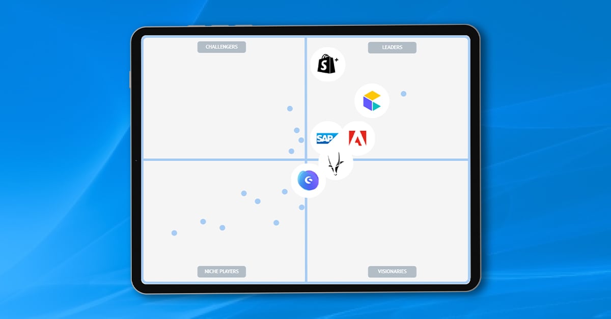 News: Gartner Magic Quadrant for Digital Commerce 2025 – Beitragsbild