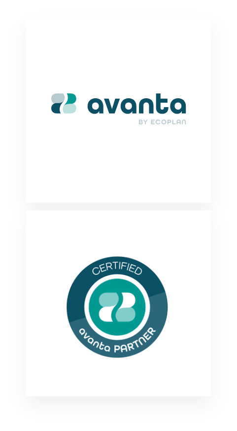 Logo avanta und Certified avanta Partner